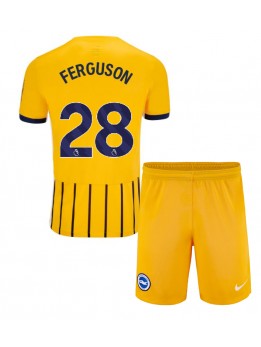 Brighton Evan Ferguson #28 Replika Borta Kläder Barn 2024-25 Kortärmad (+ byxor)